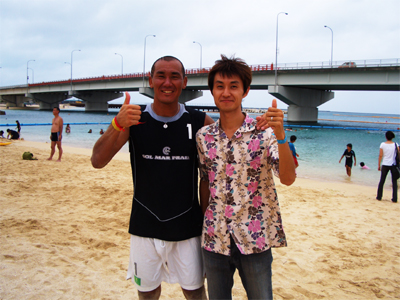 加登選手&あつ